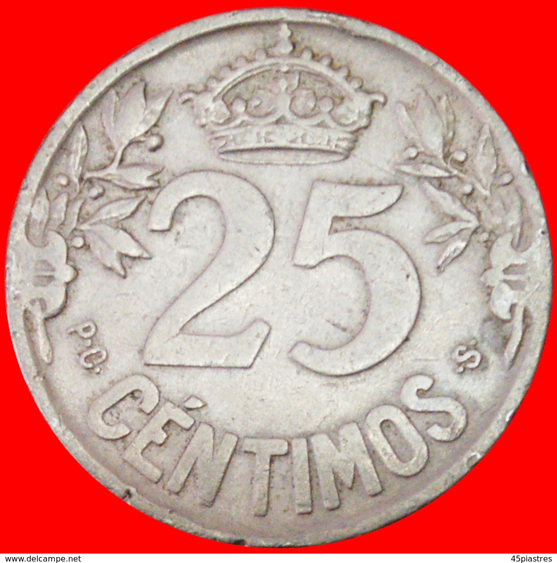 # SHIP: SPAIN ★ 25 CENTIMOS 1925! LOW START ★ NO RESERVE! Alfonso XIII (1886-1931) - Prove & Monete Ribattute