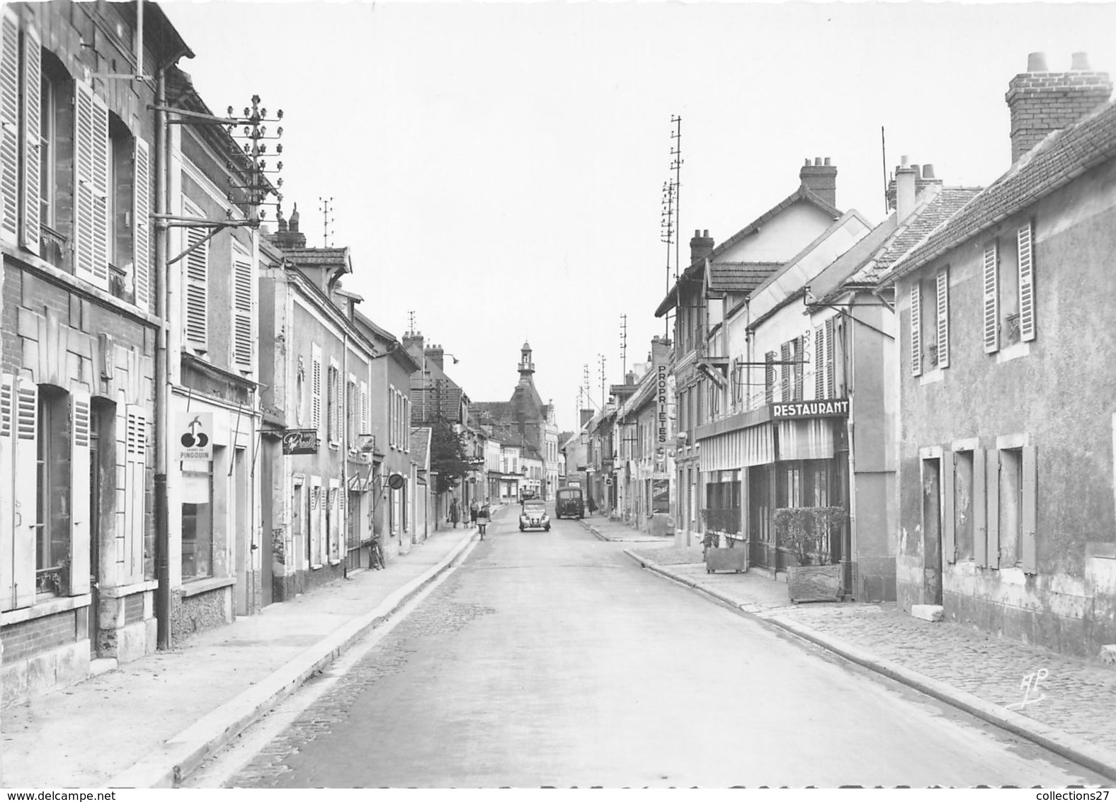 78-BONNIERES- LA RUE MARCEL SAMBAT - Bonnieres Sur Seine