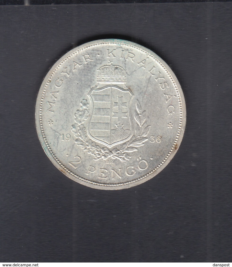 Hungary  2 Pengö 1936 - Hungary