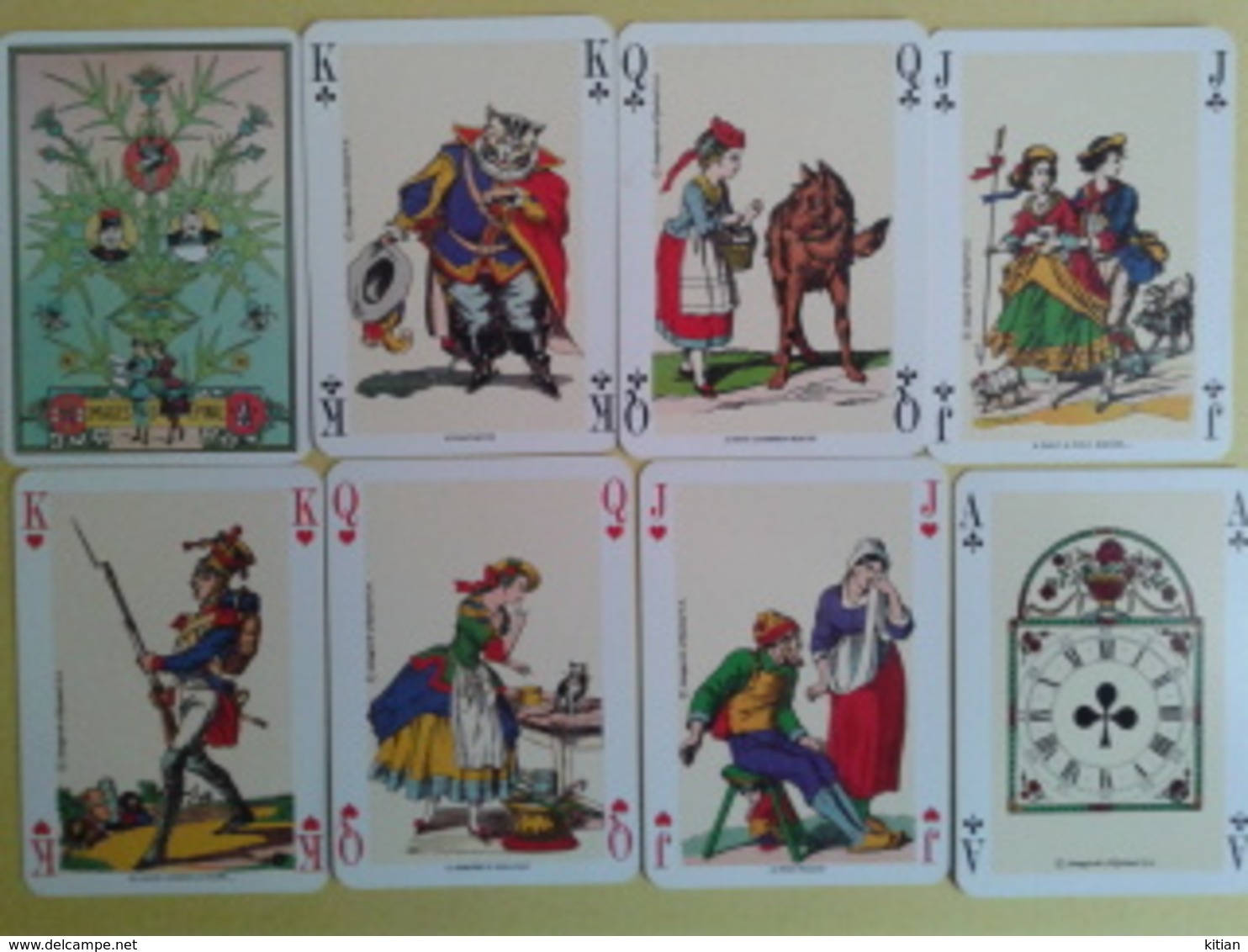 IMAGES D'EPINAL. Jeu De 52 Cartes + 2 Jokers. Usagé Bon état. Boite Carton - Cartes à Jouer Classiques