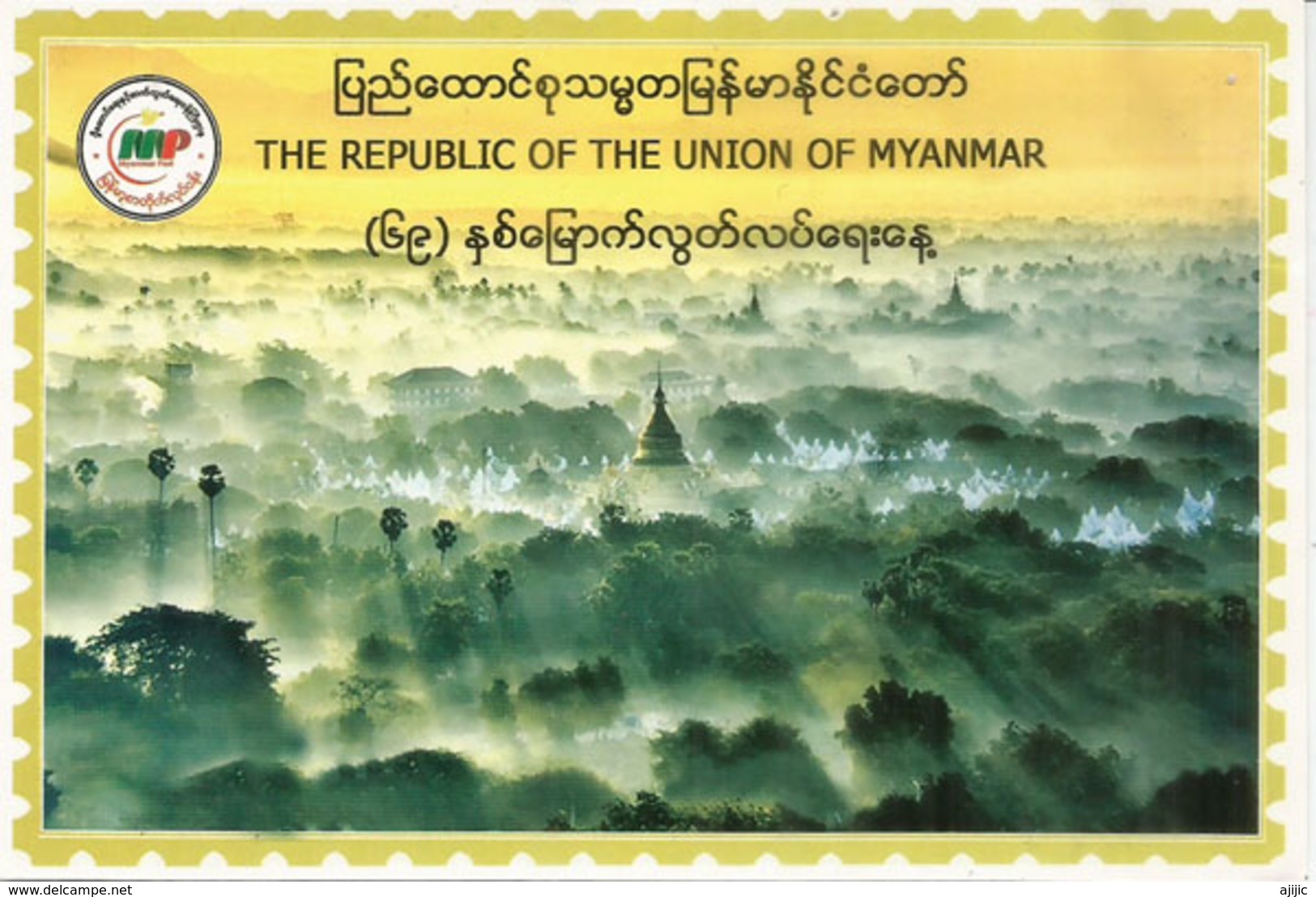 The Land Of Two Thousand Pagodas , Myanmar, Postcard From Myanmar - Bouddhisme