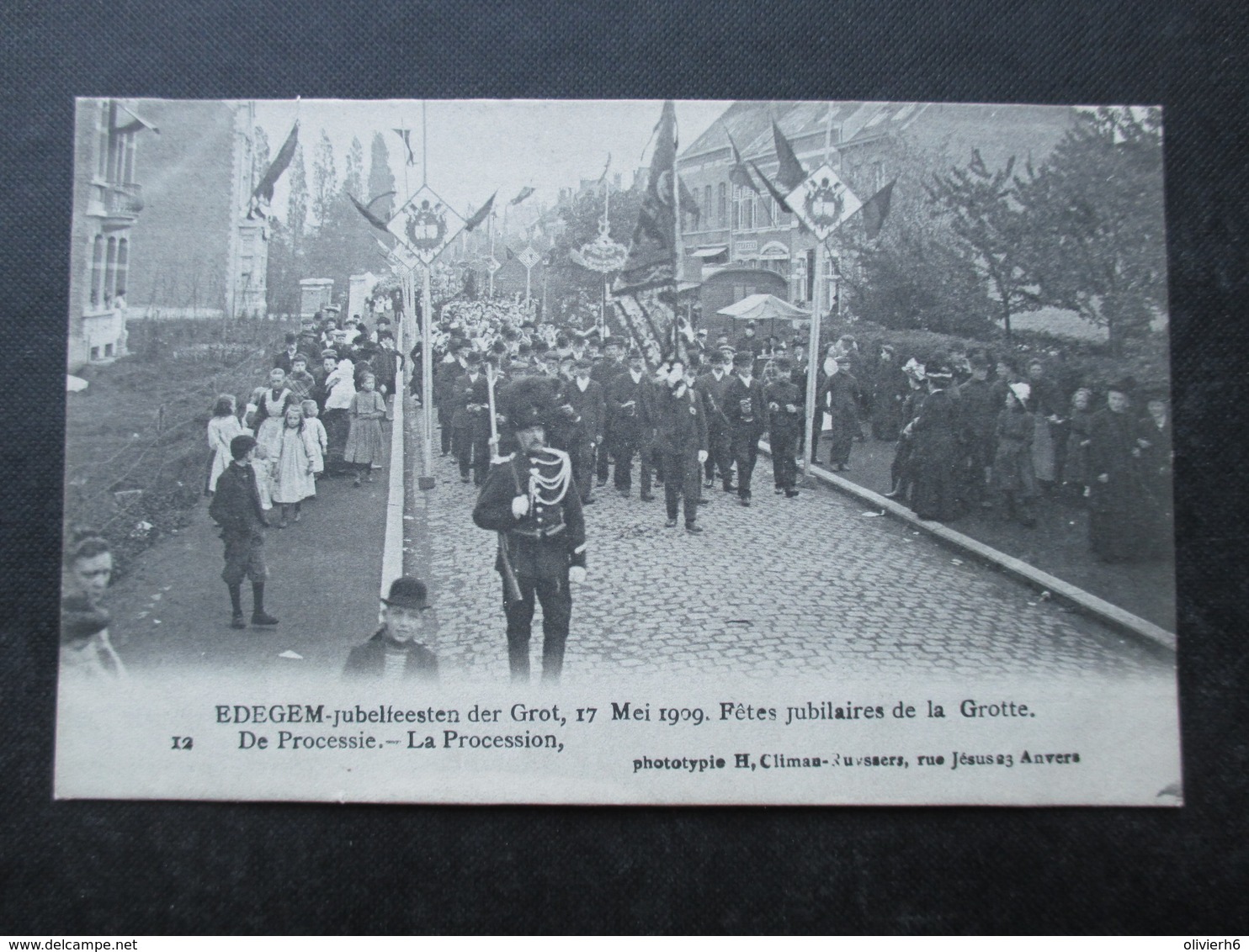 CP BELGIQUE (M1818) EDEGEM EDEGHEM (2 VUES) Jubelfeesten Der Grot - Fêtes Jubilaires De La Grotte N°12 - Edegem