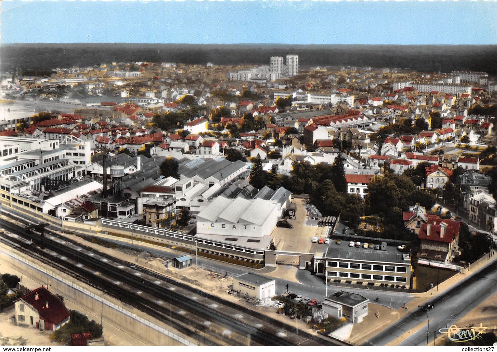 78-POISSY- VUE GENERALE AERIENNE - Poissy