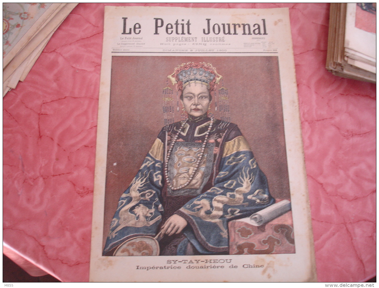 1900 Chine China Sy Tay Heou Imperatrice Douairiere Fete Populaire Deschanel  Le Petit Journal Illustre - Le Petit Journal