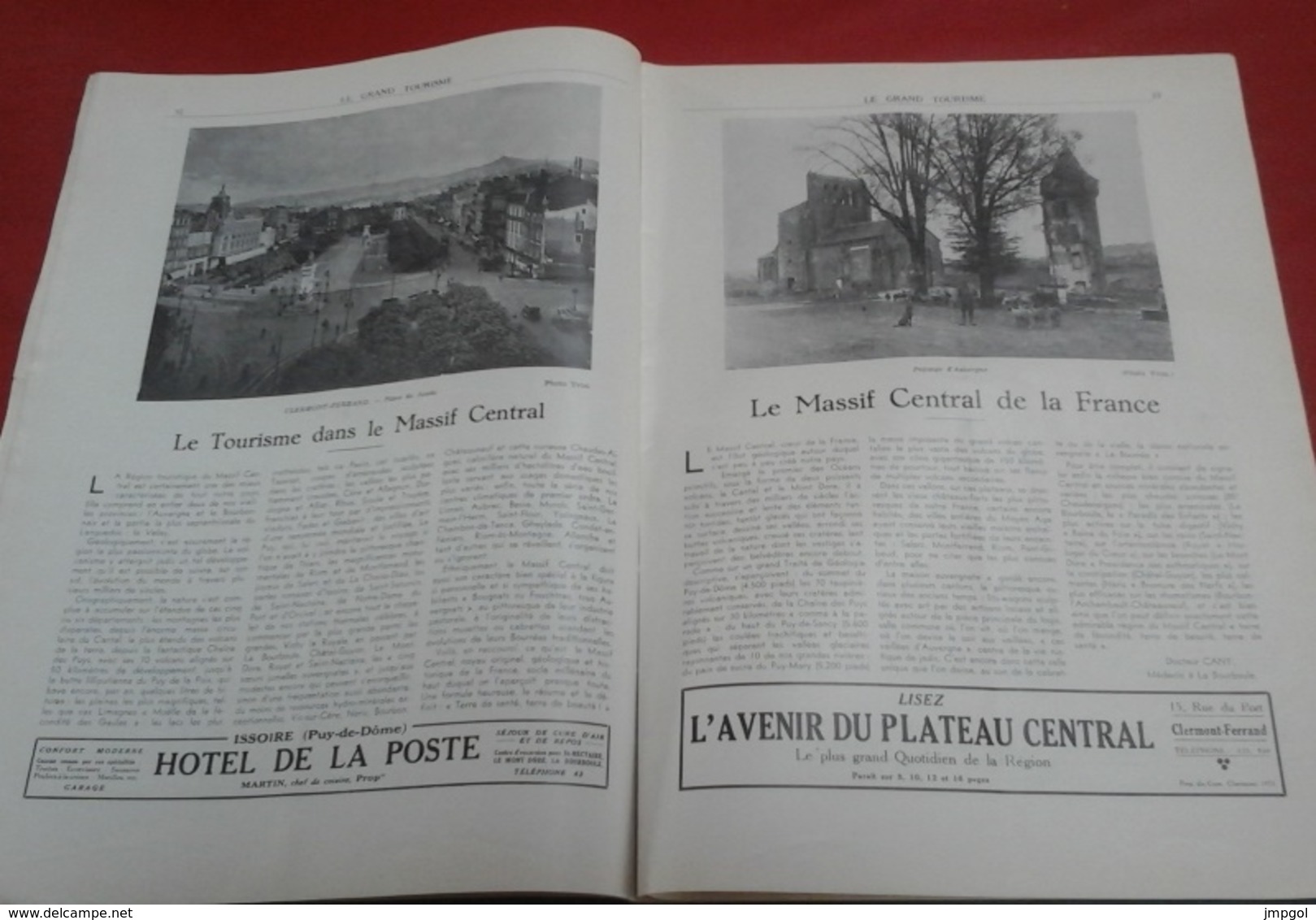 Le Grand Tourisme N°163 Juillet 1932 Nord De La France Calais Le Touquet Boulogne Sur Mer Cayeux, Massif Central Riom - Tourismus