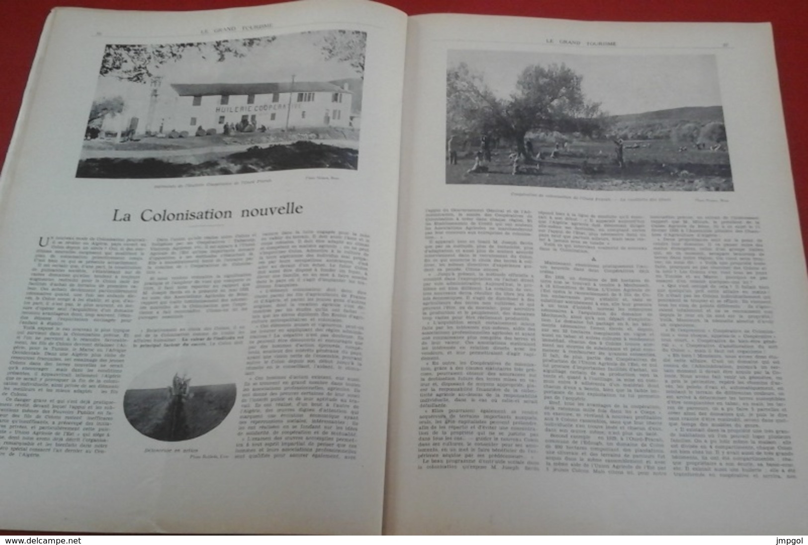 Le Grand Tourisme N°146 Mars 1931 Algérie Oran Tlemcen Constantine Bone Huilerie Oued Frarah Bougie Timgad Djemila - Tourisme