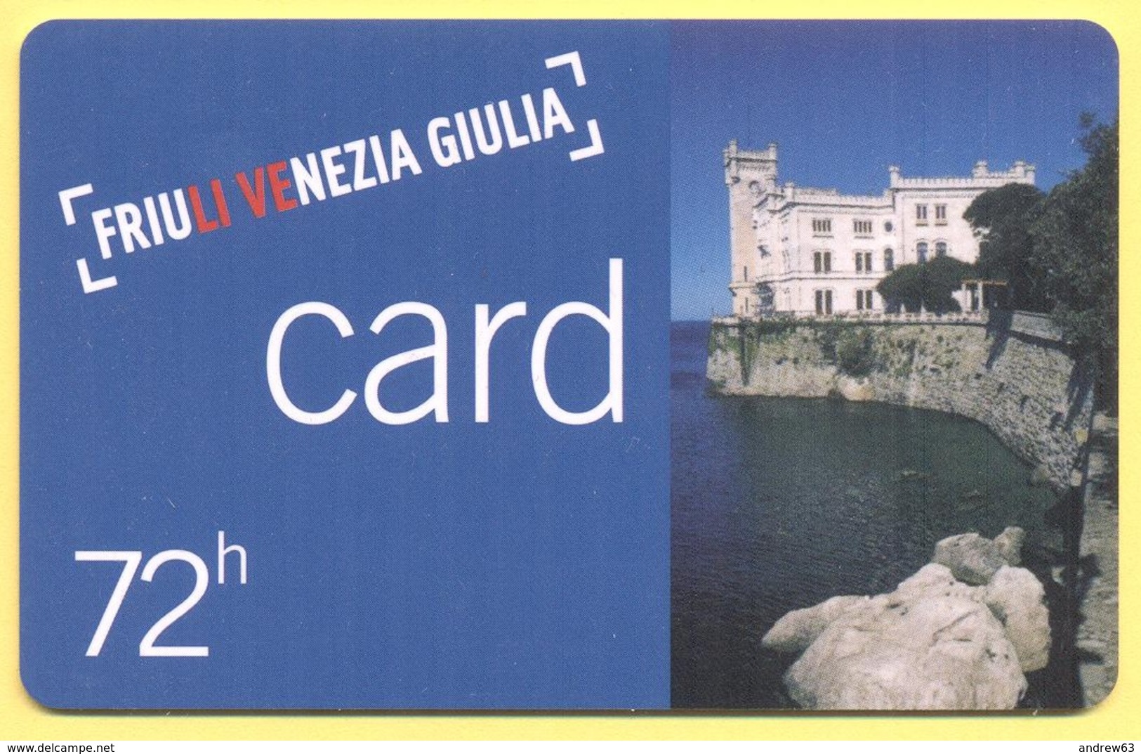 FRIULI VENEZIA GIULIA - FVG Card - Ingresso Forfettario Per 72 Ore - Biglietti D'ingresso