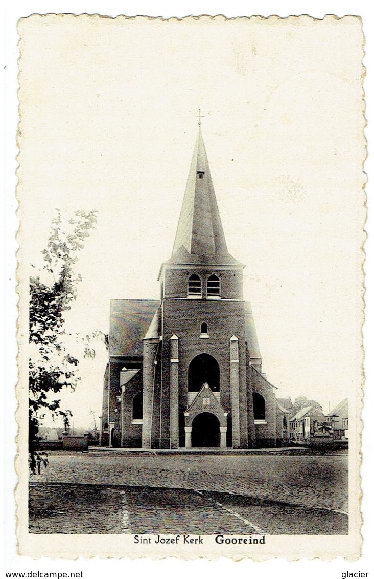 GOOREIND - Wuustwezel - Sint Jozef Kerk - Verzonden 1942 Curé Pommeroeul - Wuustwezel