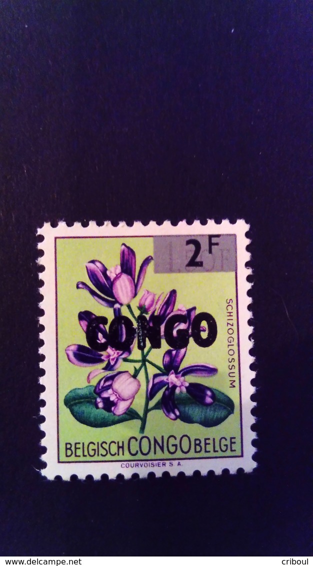 Congo 1964 Fleur Flower Yvert 533 ** MNH - Unused Stamps