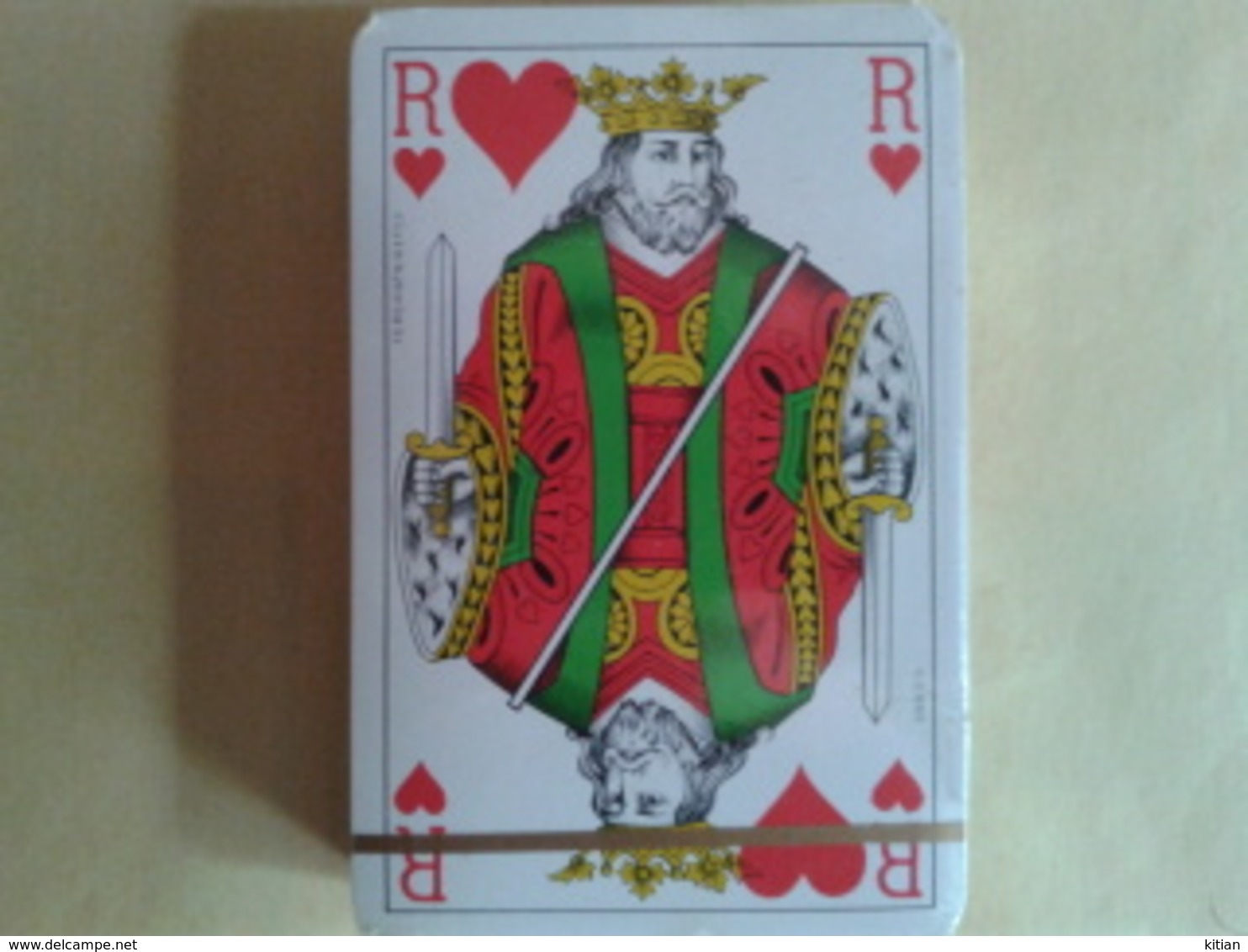 Photo De Cavalier. Jeux De 52 Cartes Coins Dorés. Neuf Sous Blister - Playing Cards (classic)