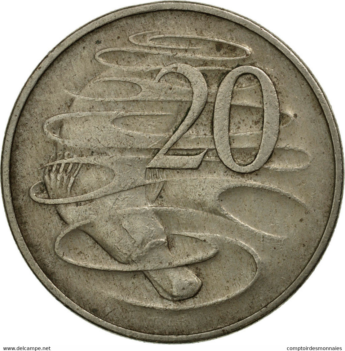 Monnaie, Australie, Elizabeth II, 20 Cents, 1966, TB, Copper-nickel, KM:66 - 20 Cents