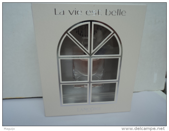 LANCOME " LA VIE EST BELLE "  PRESENTATION  LUXE MINI EDP 4 ML  VOIR RT LIRE !! - Miniatures Femmes (avec Boite)