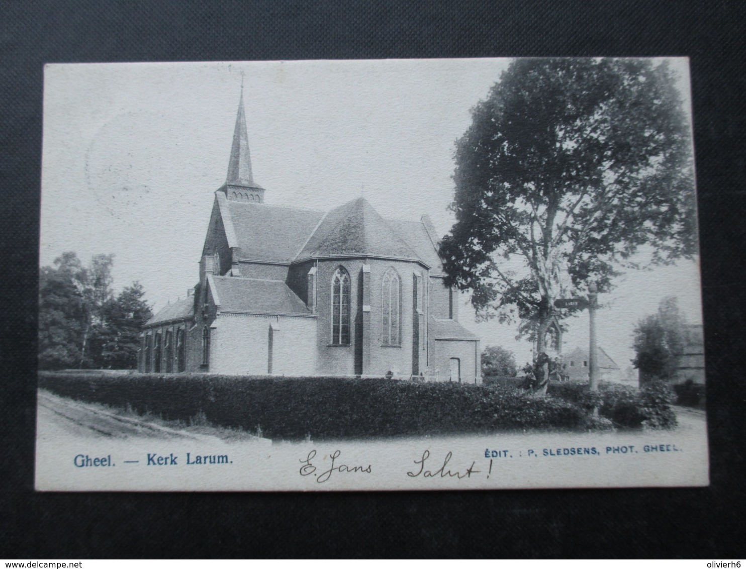 CP BELGIQUE (M1818) GEEL GHEEL (2 VUES) KERK LARUM - Geel