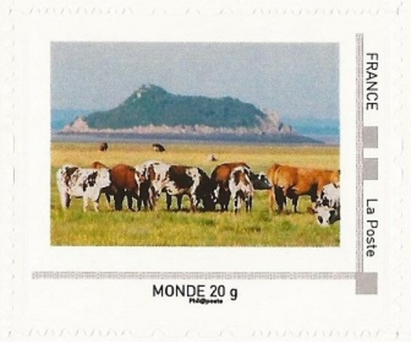 FRANCE 2011 Collector " Le Mont Saint - Michel " : Vaches Au Pied Du Mont St Michel (vache) / Neuf ** Valeur Monde - Collectors