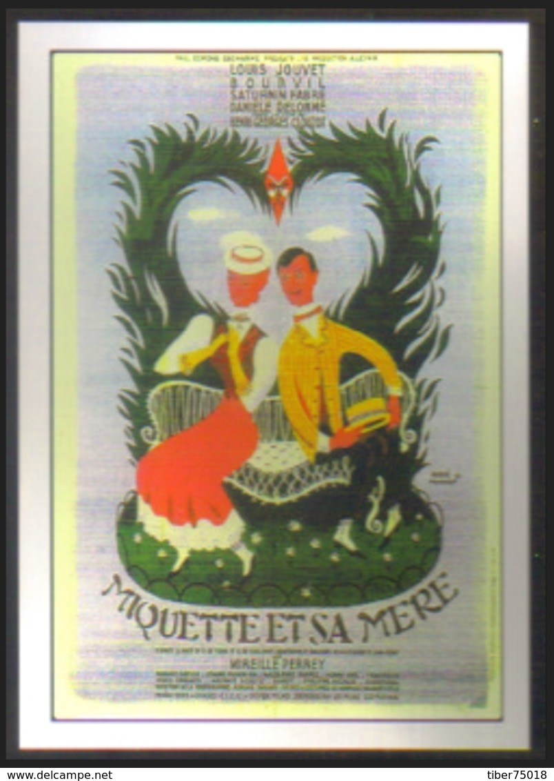 Carte Postale : Miquette Et Sa Mère (cinéma Affiche Film) Illustration Hervé Morvan - Morvan