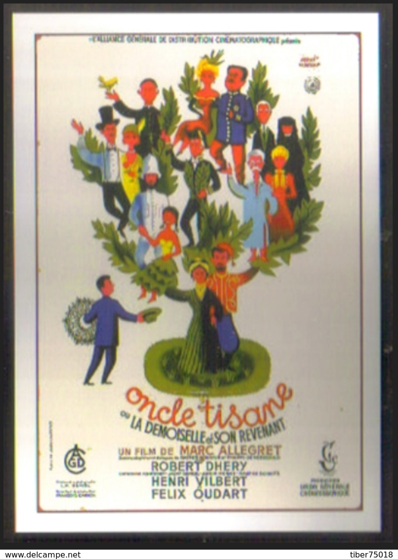 Carte Postale : Oncle Tisane (cinéma Affiche Film) Illustration Hervé Morvan - Morvan