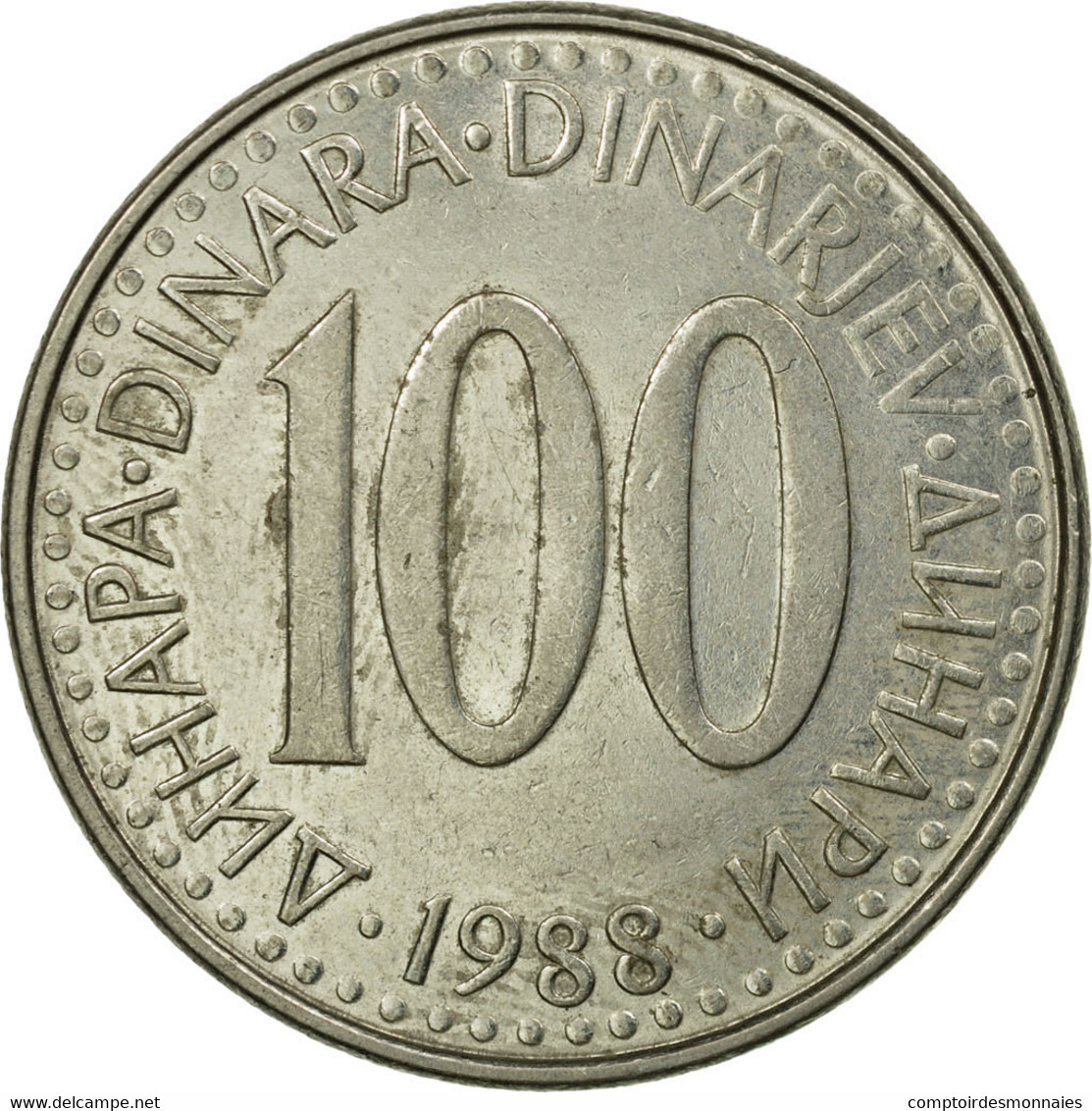 Monnaie, Yougoslavie, 50 Dinara, 1988, TB, Copper-Nickel-Zinc, KM:113 - Yougoslavie