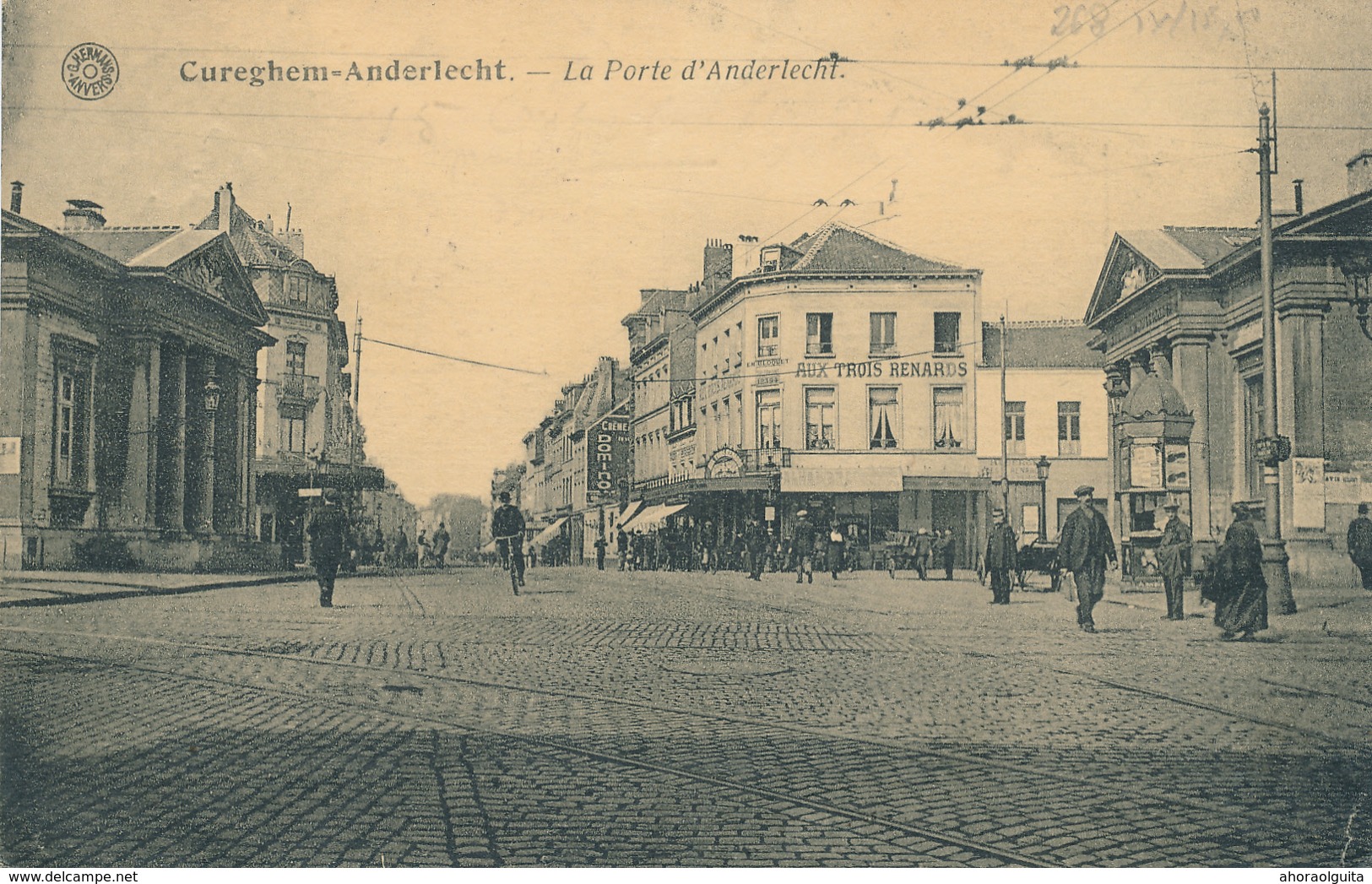 440/27 - Carte-Vue TP Petit Albert ANDERLECHT 1921 Vers COLOGNE , Allemagne - Etiquette Non Réclamé Et RETOUR - 1915-1920 Albert I.