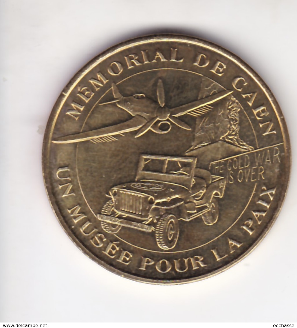 Jeton Médaille Monnaie De Paris MDp Memorial De Caen 2005 Un Musée Pour La Paix - 2005