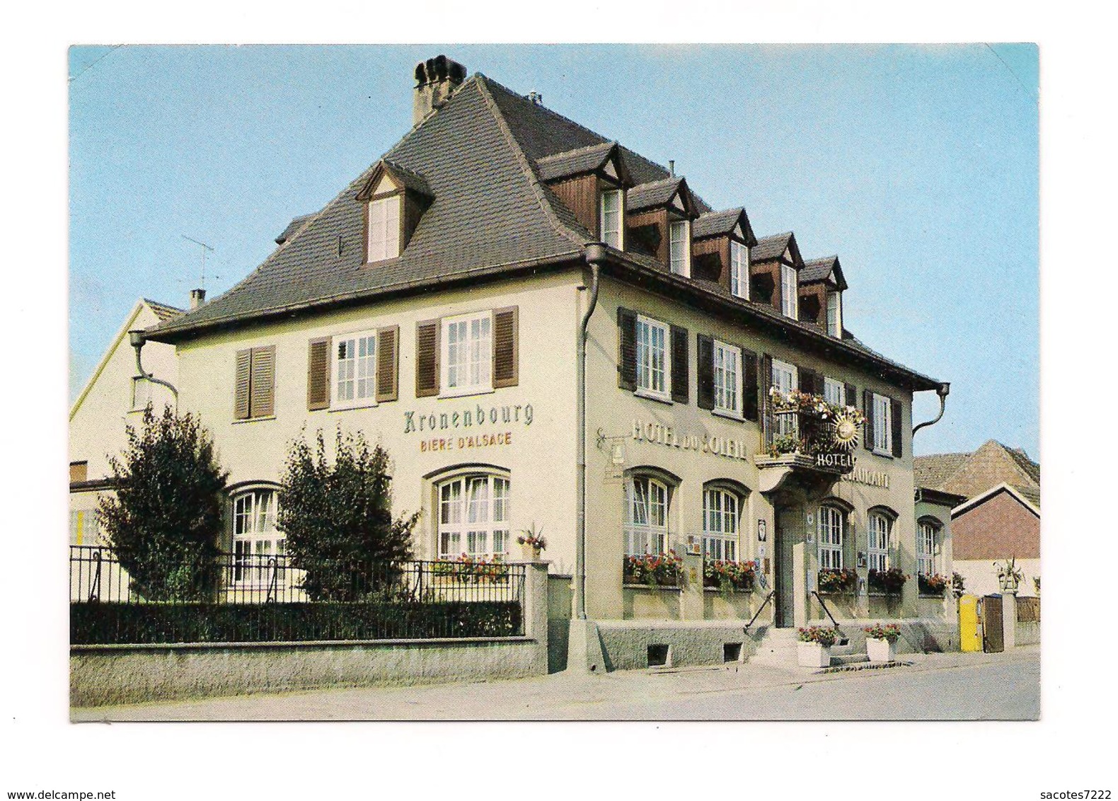 ANDOLSHEIM HOTEL DU SOLEIL - - Andolsheim