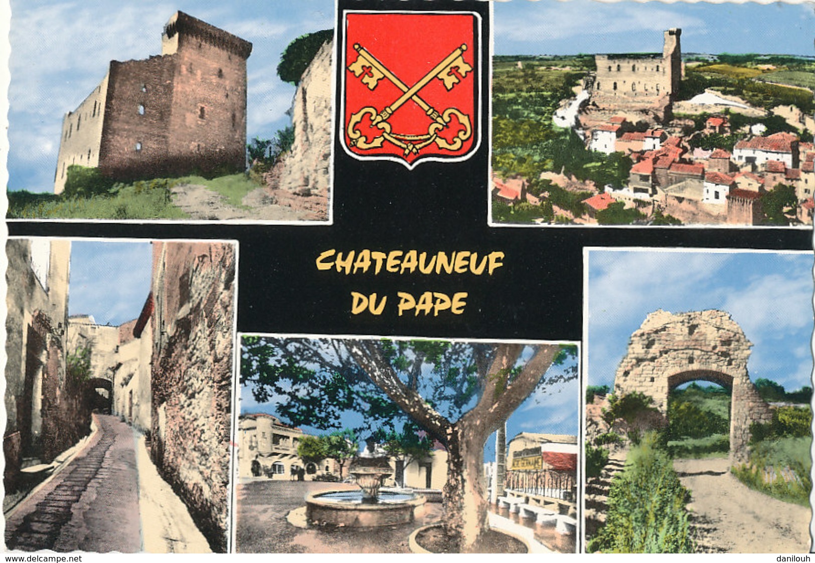 84 // CHATEAUNEUF DU PAPE    Multivues   Edit J Cellard R 1383 - Chateauneuf Du Pape