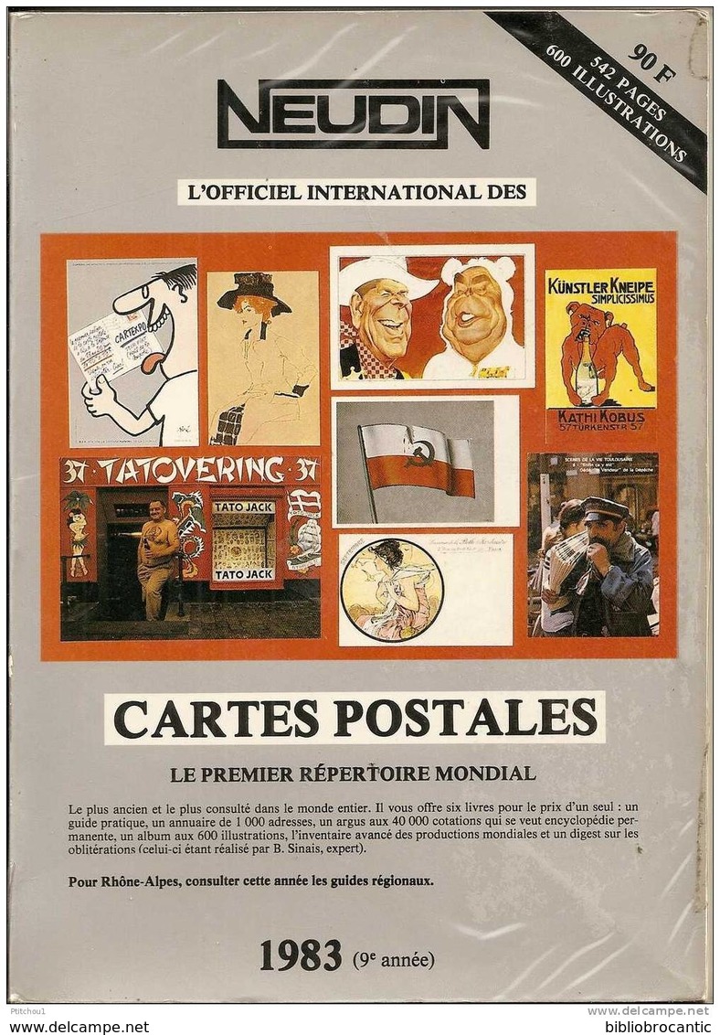 ARGUS NEUDIN 1983 <  COTATION DES CARTES POSTALES - Livres & Catalogues