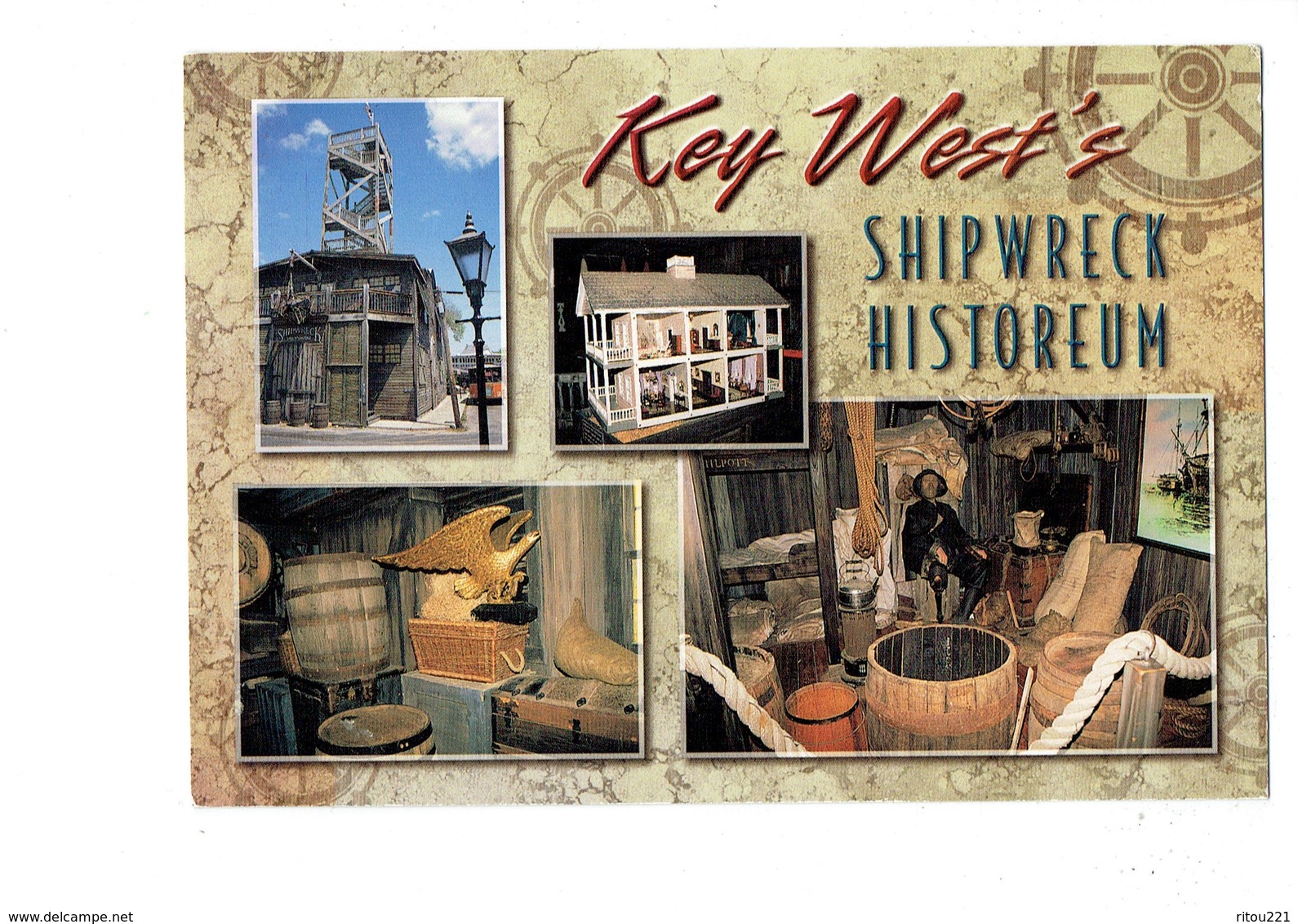 Cpm - Le Key West Shipwreck Historeum - Floride - Tonneau Homme Jambe De Bois Unijambiste - Key West & The Keys