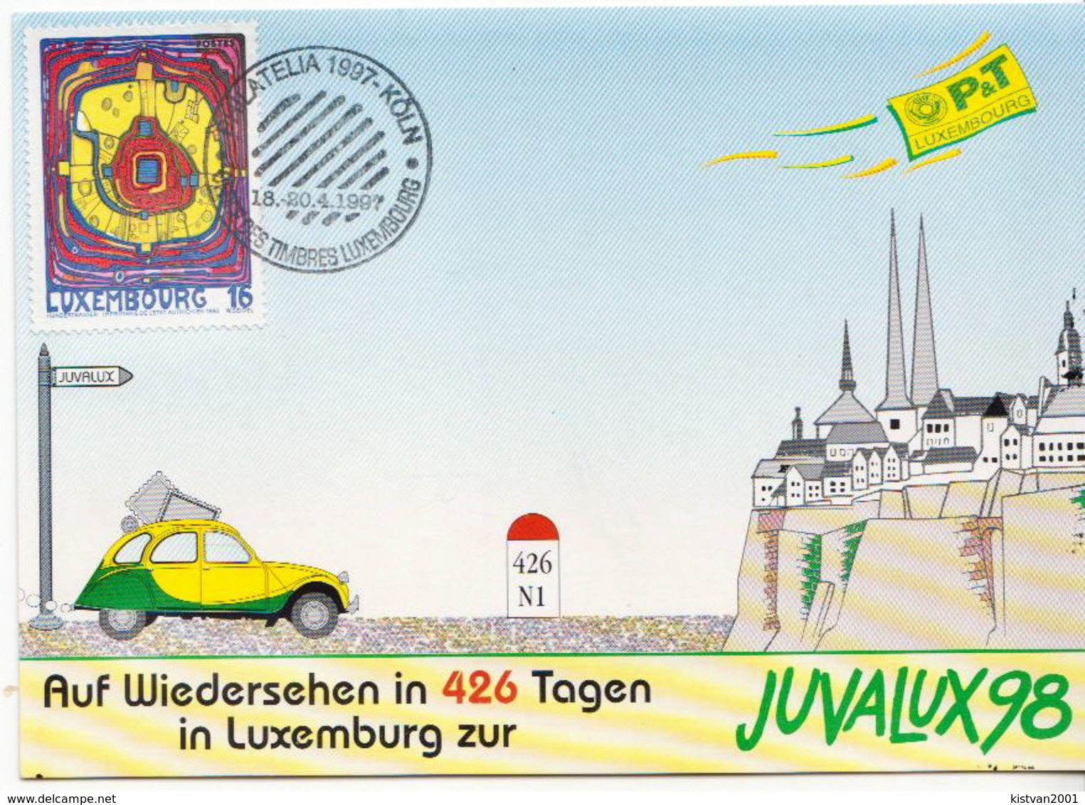 Luxembourg Maximum Card With Juvalux - Maximum Cards