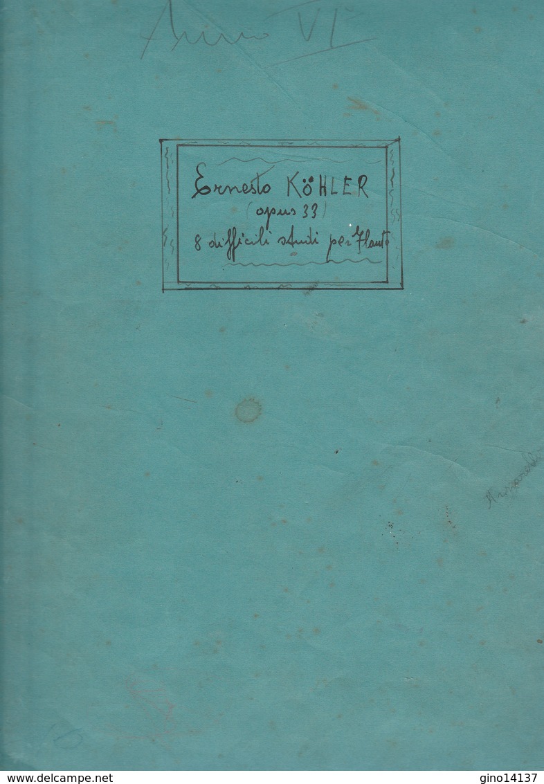 Spartito ERNESTO KOHLER - Opus 33 Musikverlag Wilhelm Zimmermann - Leipzig - Spartiti