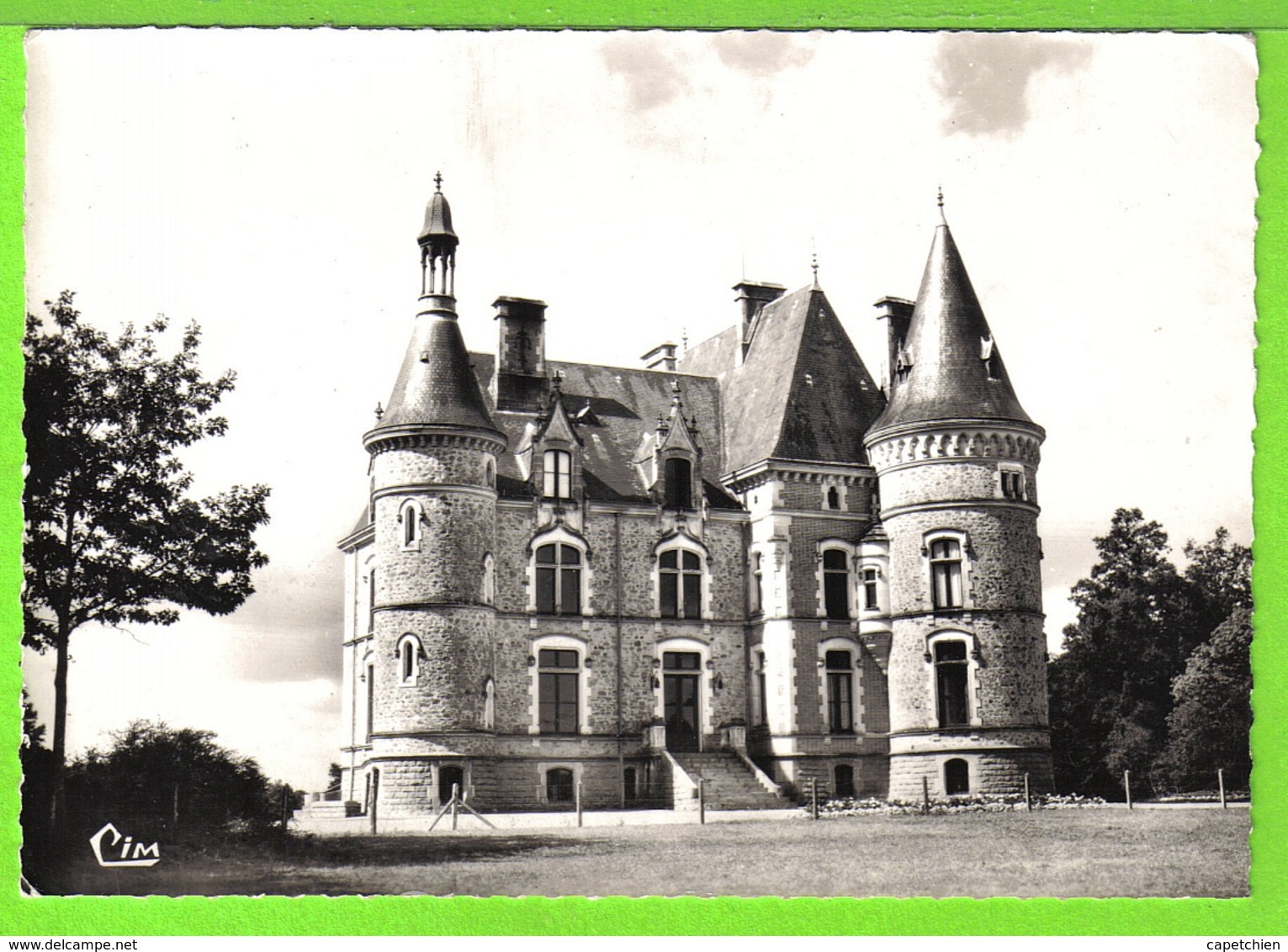 MOUTIERS LES MAUXFAITS / LE CHATEAU DE BOIS LAMBERT / Carte écrite En 1968 - Moutiers Les Mauxfaits