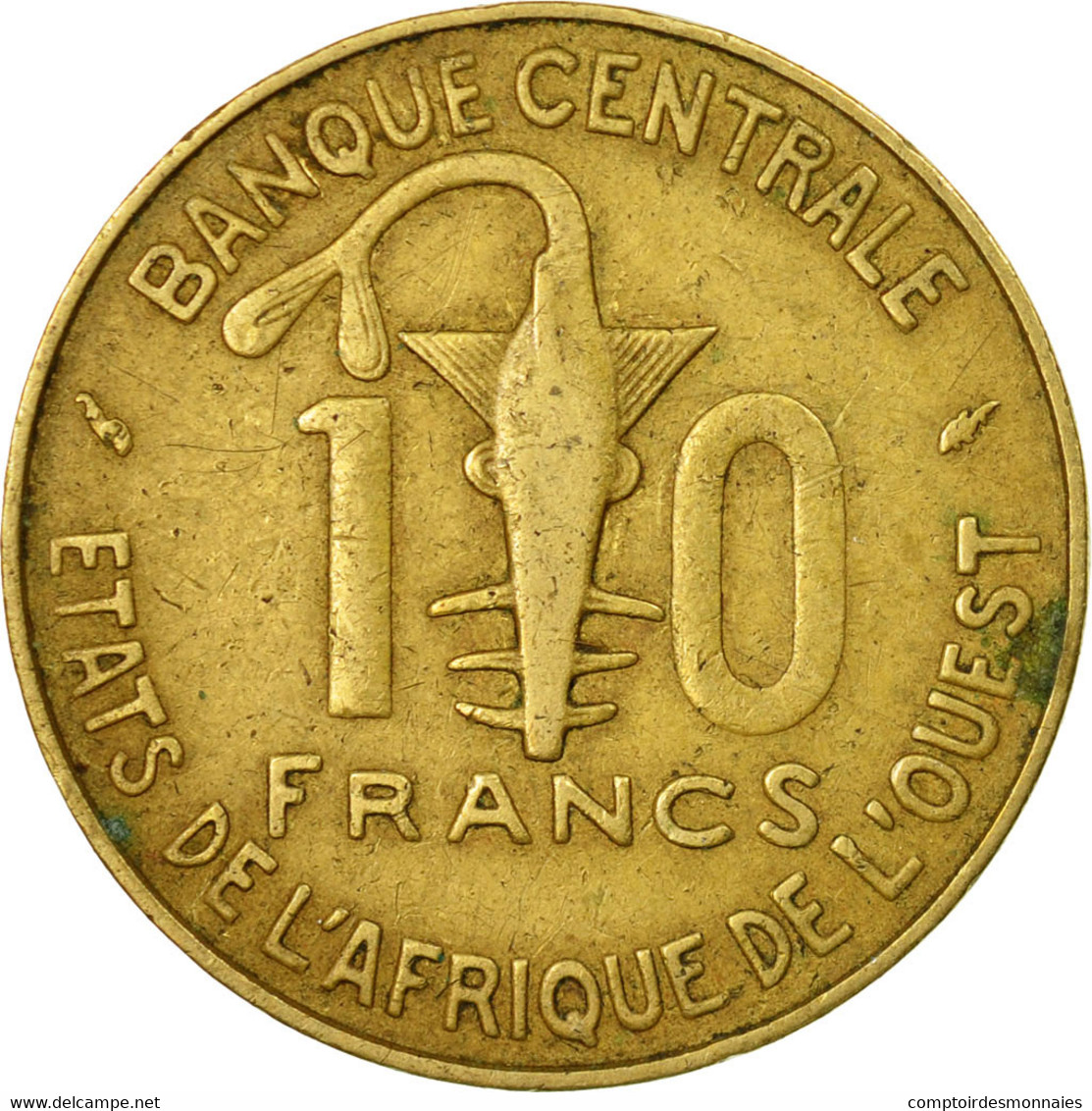 Monnaie, West African States, 10 Francs, 1978, Paris, TB+ - Côte-d'Ivoire