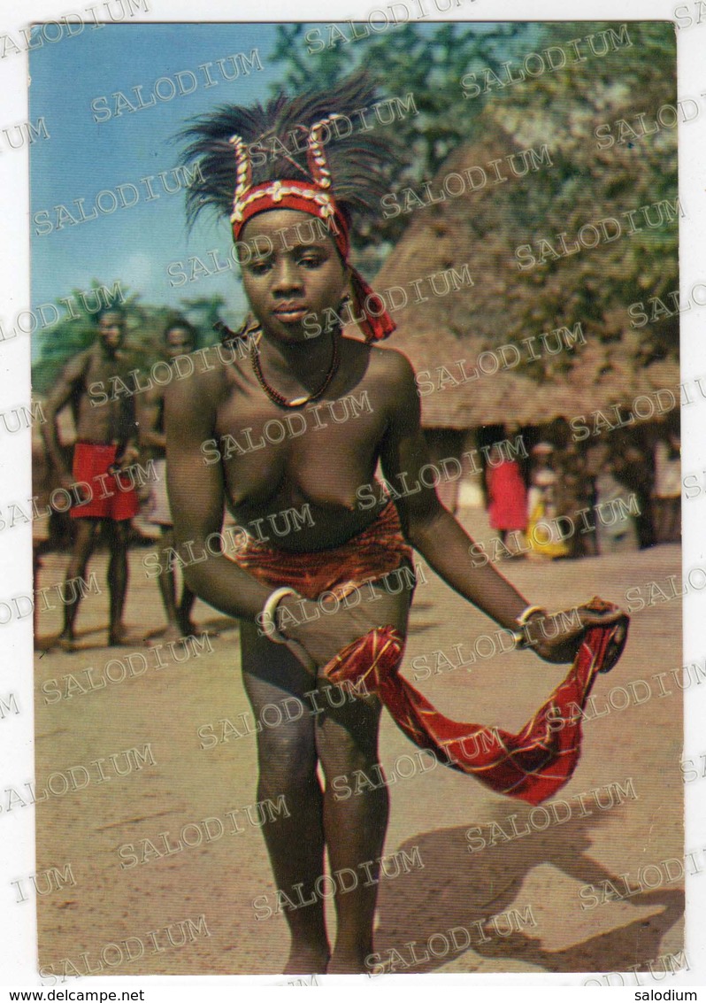 SENEGAL - Afrique En Couleurs - Ragazza Girl Nude Dance Dancing - Storia Postale Par Avion Africa - Senegal