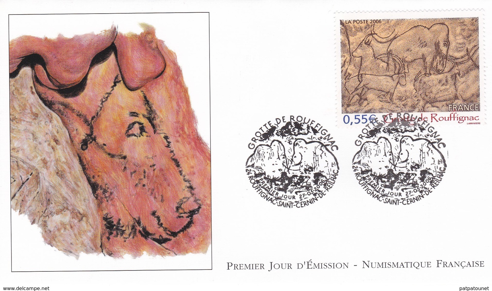 France FDC 2006 Grotte De Roufignac - 2000-2009