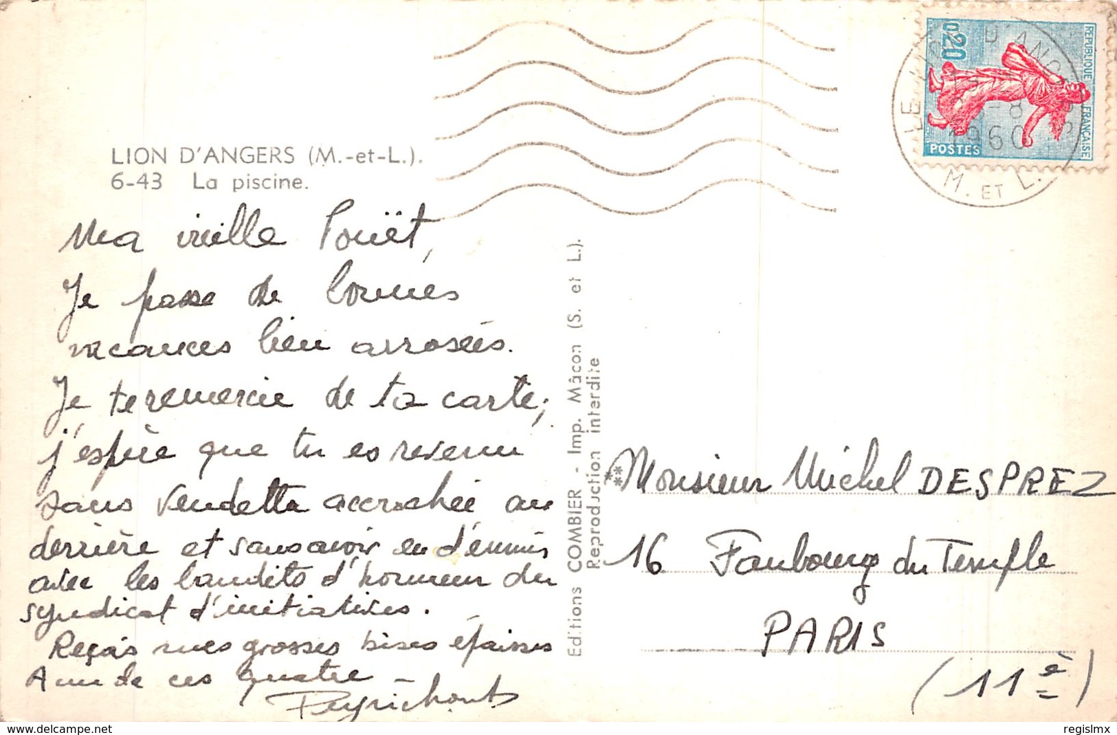 49-LE LION D ANGERS-N°R2128-F/0131 - Other & Unclassified