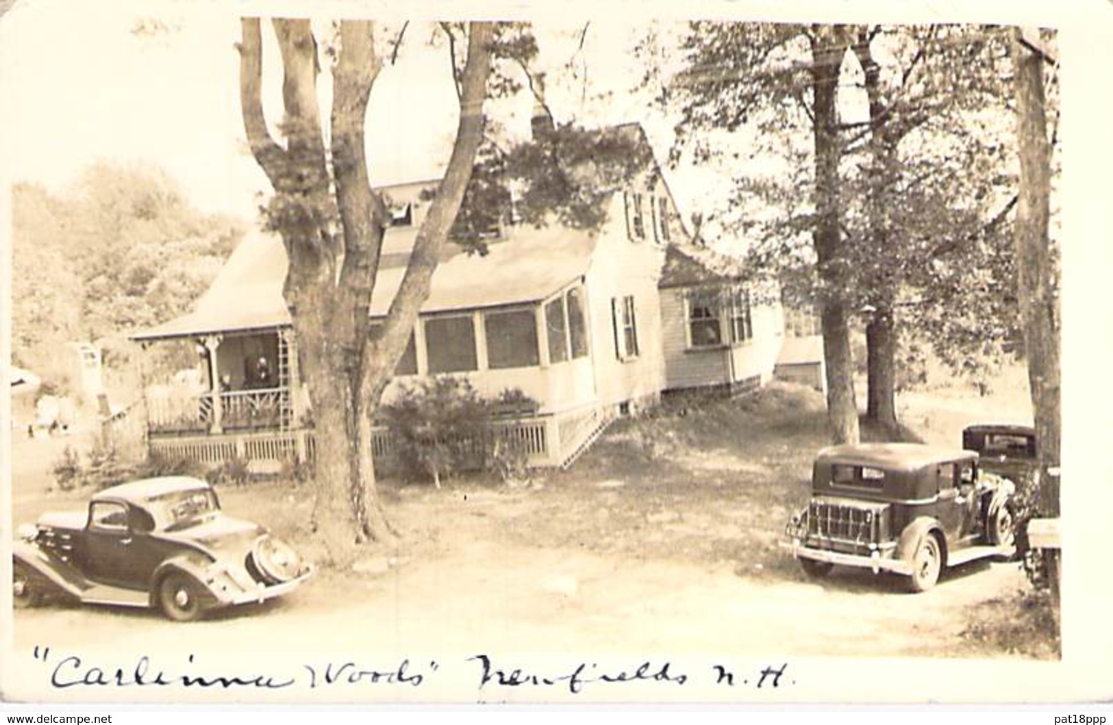 ** Real Photo / Carte Photo ** USA Etats-Unis ( NH NEW HAMPSHIRE ) Carlinna Woods - North America Amérique Nord - Autres & Non Classés