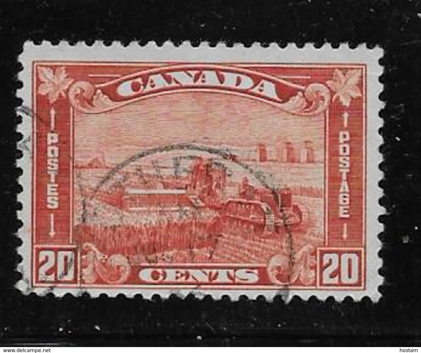 CANADA 1930, USED # 175, HARVESTING WHEAT - Oblitérés