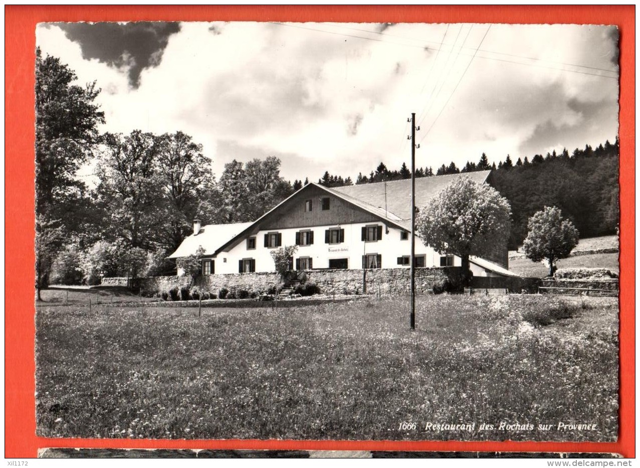 FKD-04  REstaurant Des Rochats Sur Provence Jura Vaudois. Famille Guillaume Tell. Circulé Sous Enveloppe. Grand Format - Provence