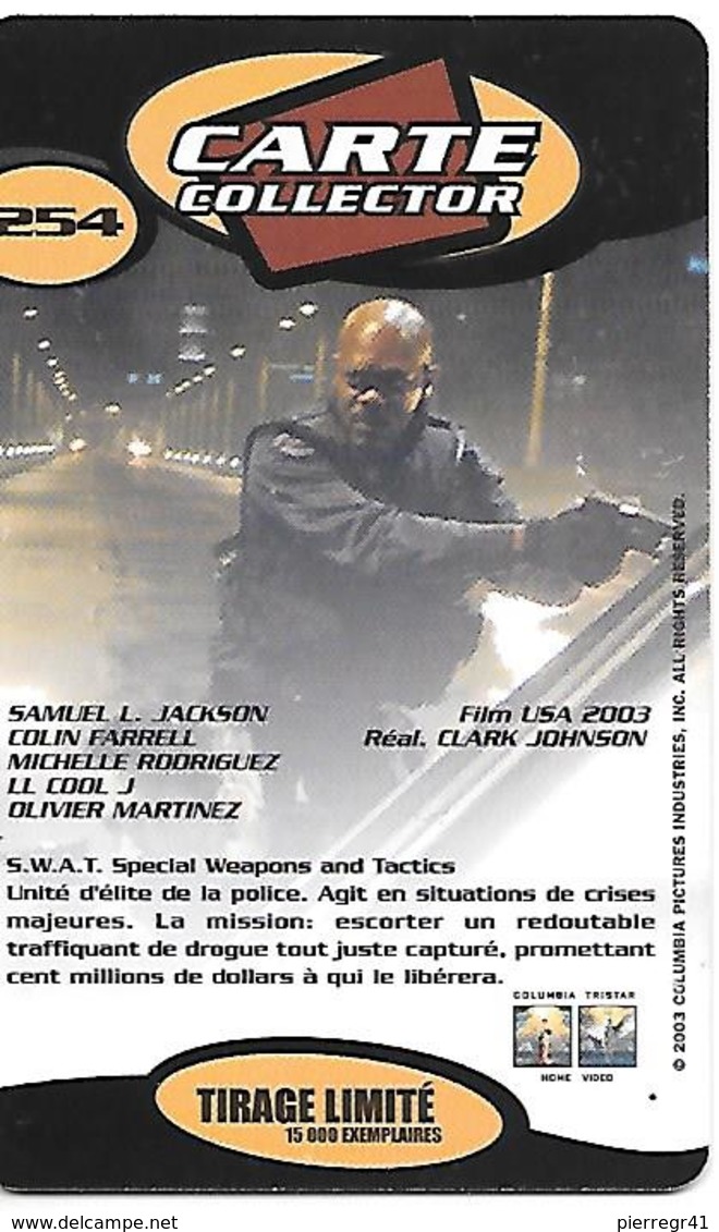 CARTE-VIDEO FUTUR-N°254-S.W.A.T-TBE - - Suscripción