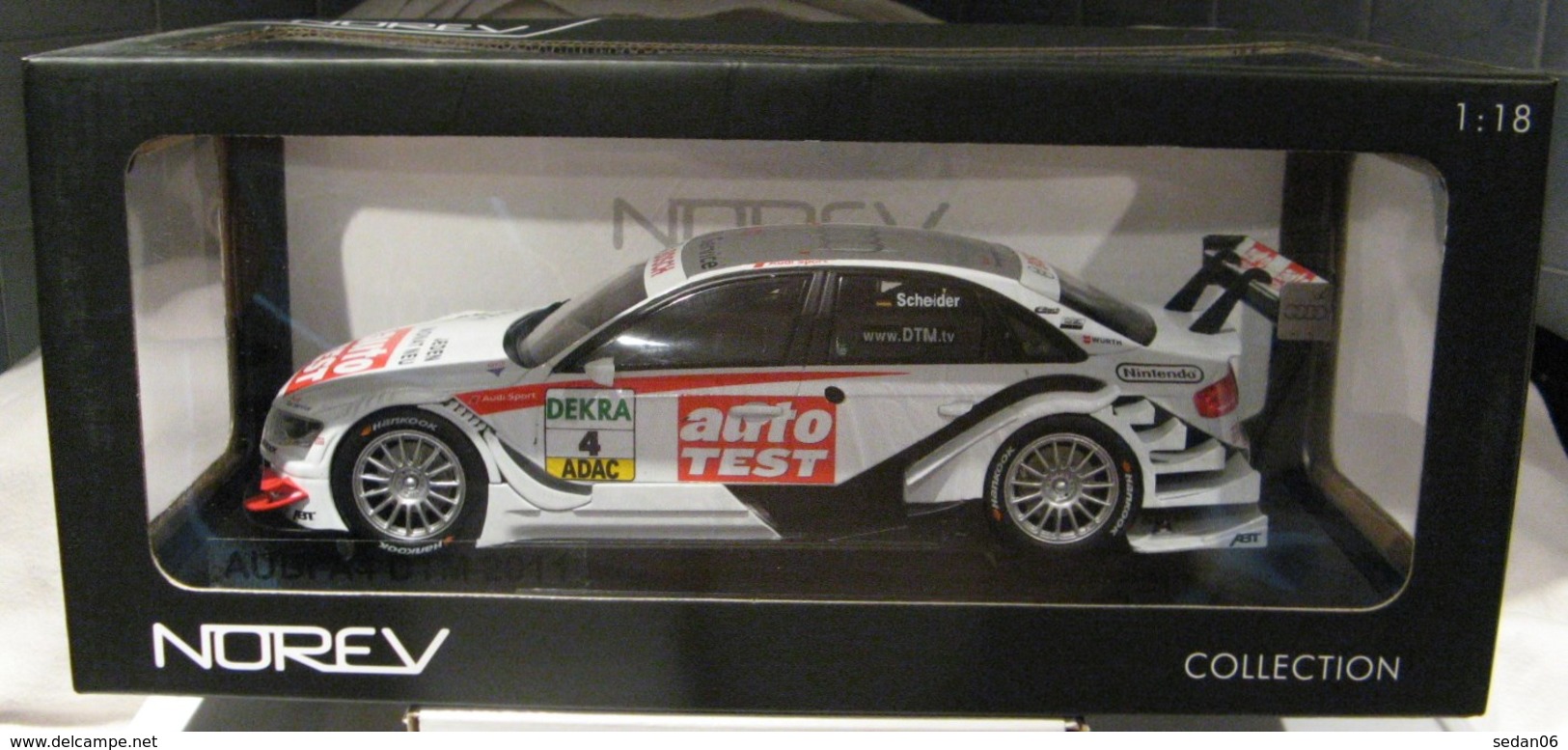 NOREV - AUDI A4 DTM 2011 (AUDI SPORT TEAM - ABT/T. SCHEIDER) - 1/18 - Norev