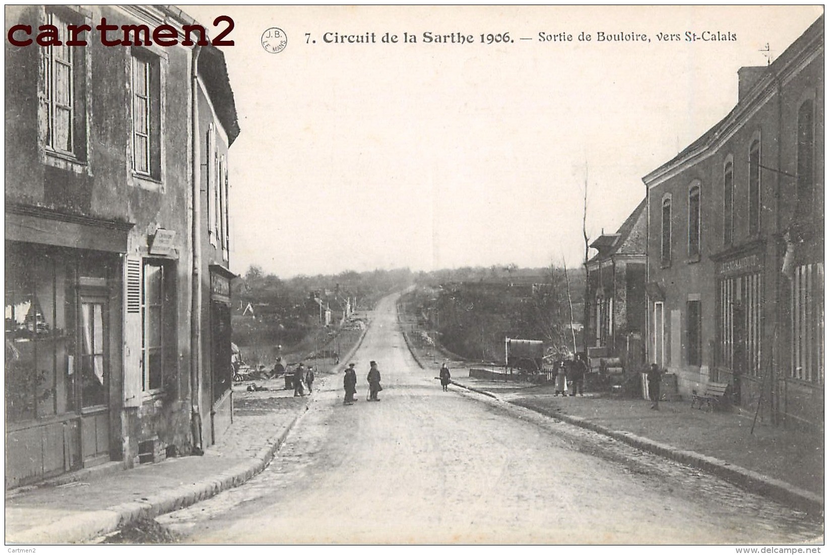 CIRCUIT DE LA SARTHE SORTIE DE BOULOIRE VERS ST-CALAIS AUTOMOBILE VOITURE CAR MICHELIN 72 SARTHE - Bouloire