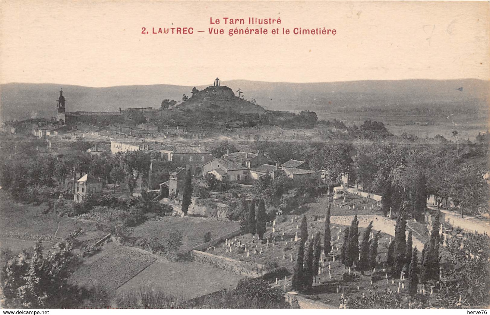 LAUTREC - Vue Générale Et Le Cimetière - Lautrec