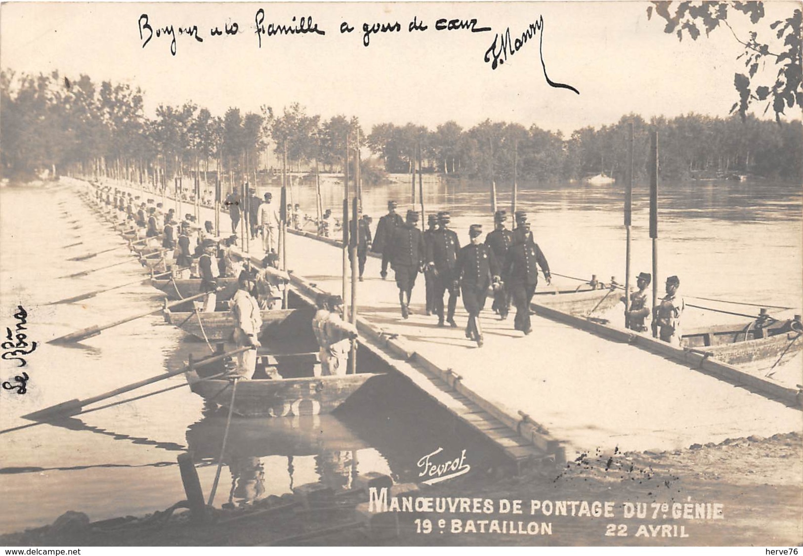 AVIGNON - Manoeuvres De Pontage Du 7e Génie - 19e Bataillon - Avignon