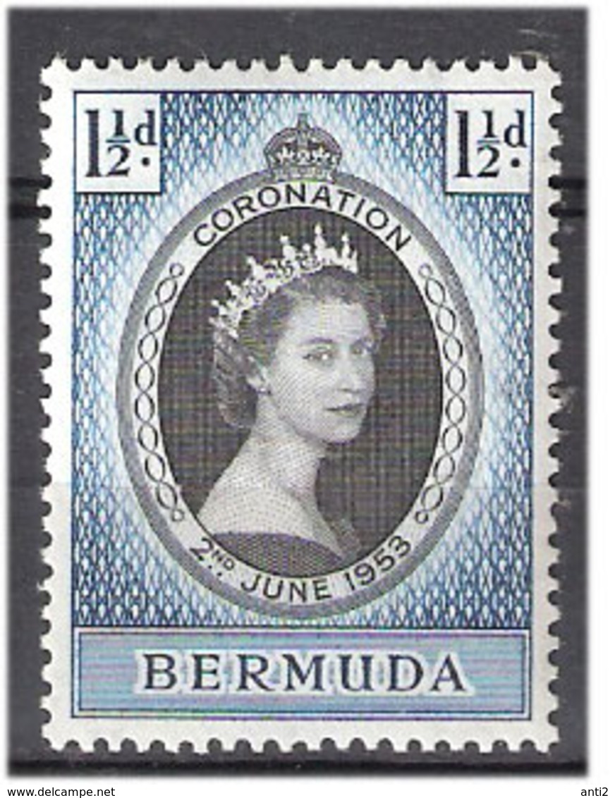 Bermuda 1937 Coronation  Queen Elizabeth II Mi 129, MH(*) - Bermuda