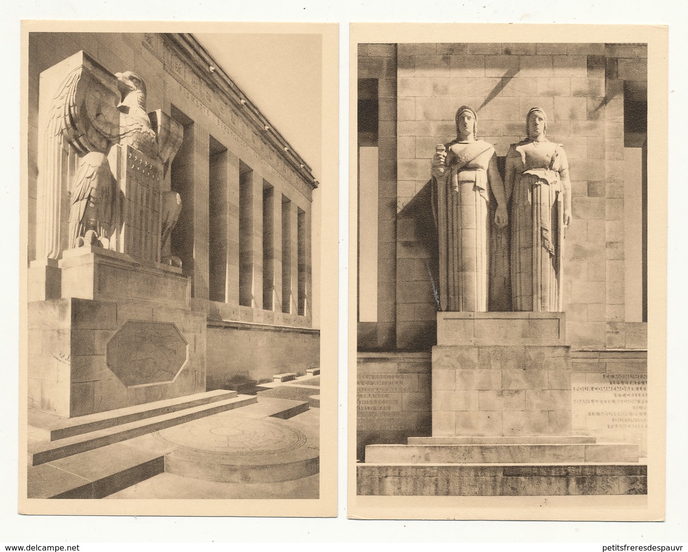 FRANCE 10 entiers années 1938/39 / Stationnary post cards (Autralian & American Memorial + Normandie + Exibition NY)