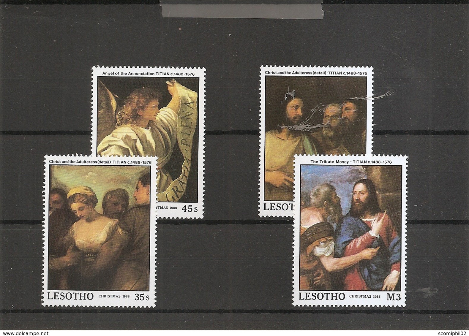 Peintures - Titien ( 812/815 XXX -MNH Du Lesotho) - Sonstige & Ohne Zuordnung