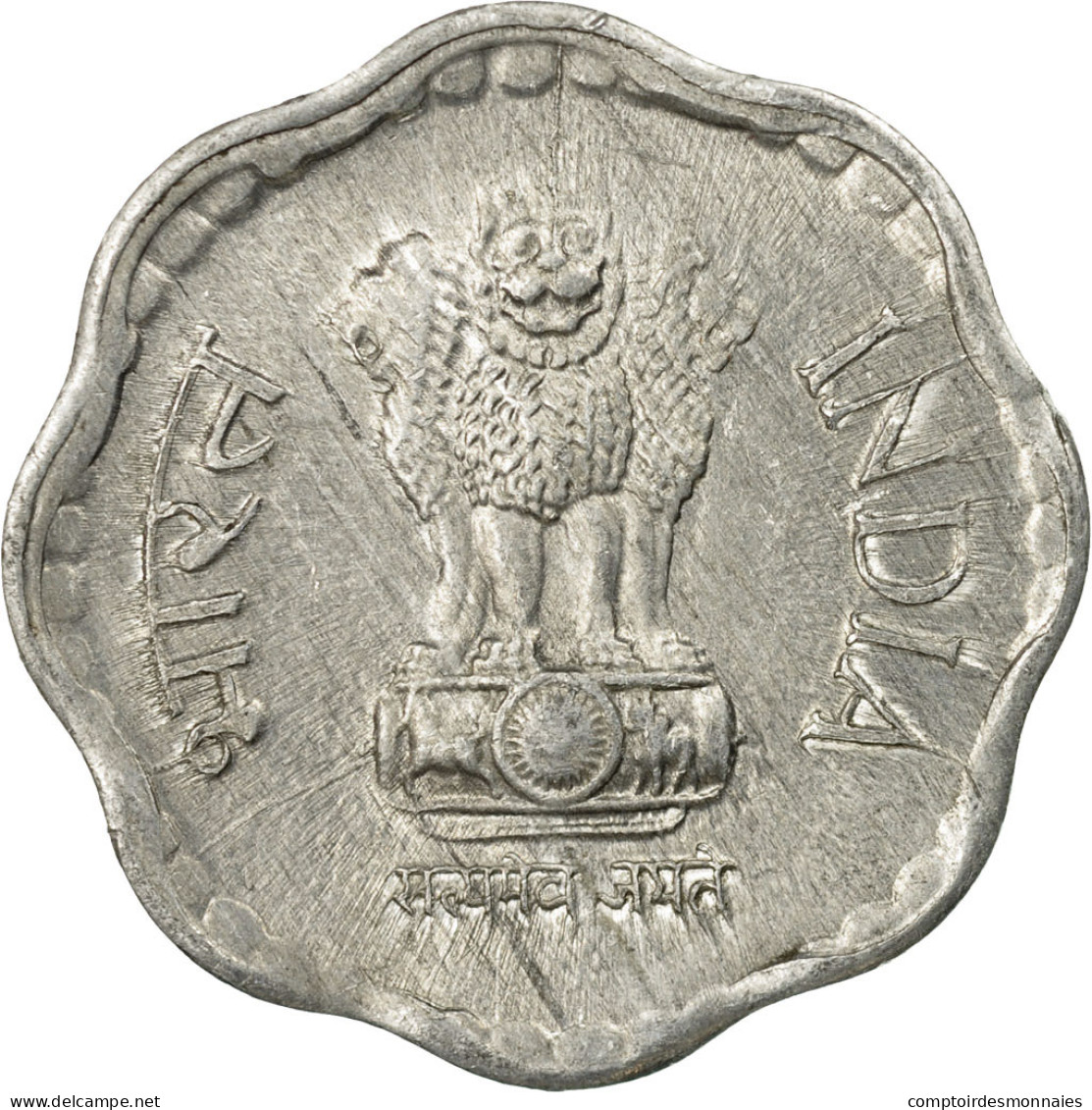 Monnaie, INDIA-REPUBLIC, 10 Paise, 1986, TB+, Aluminium, KM:39 - Inde