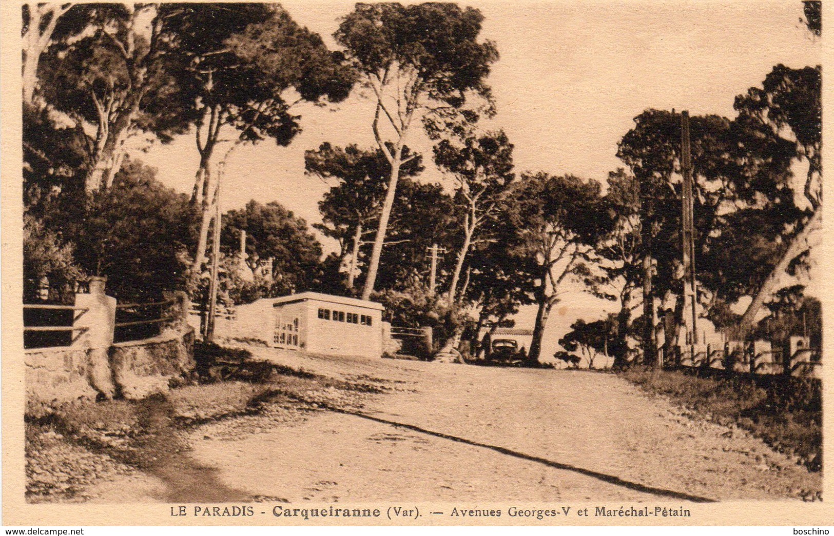 Carqueiranne - Le Paradis - Avenue Georges V Et Maréchal Pétain - Carqueiranne