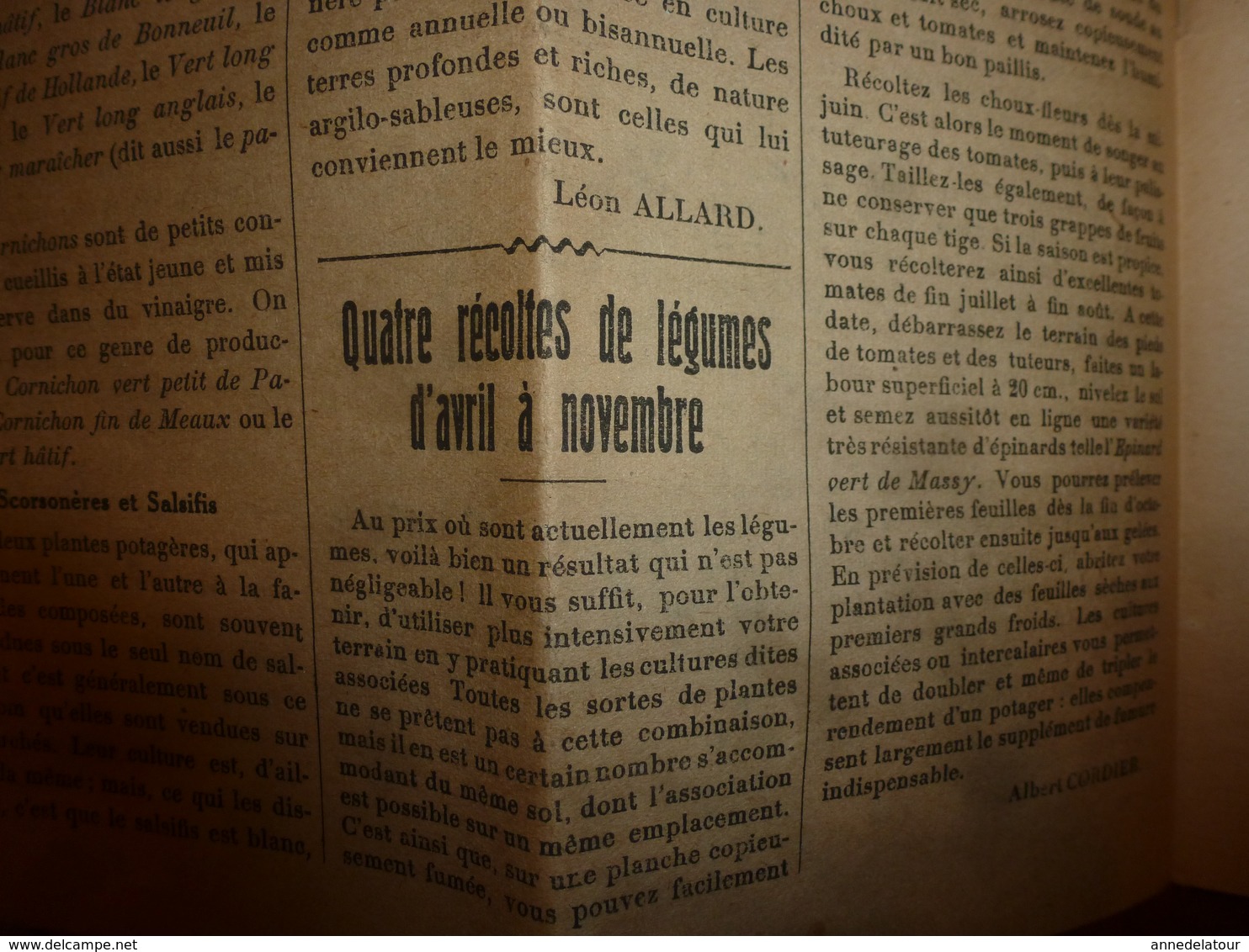 1924 LE BIEN DU TERRIEN -->Les greffes du poirier; Election Reine des Reines du canton de Nolay(J. Cretaine,J.Girard,etc