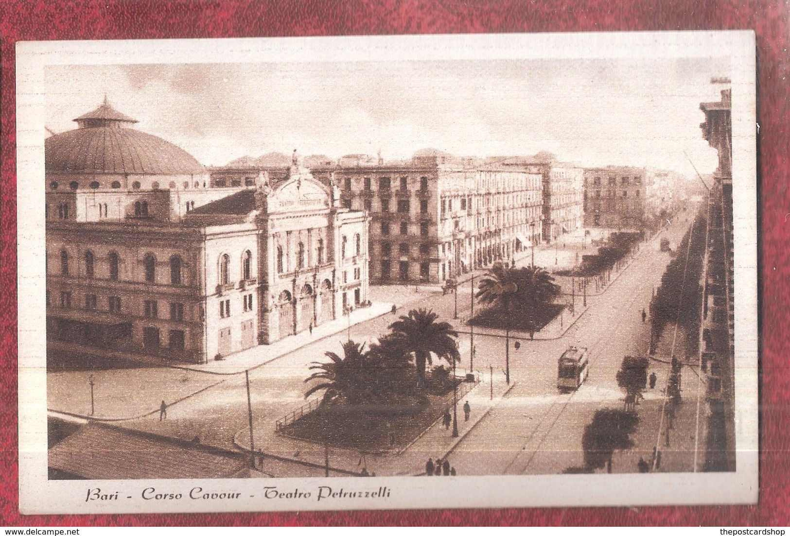 ITALY BARI CORSO CAVOUR TEATRO PETRUZZELLI THEATRE ED CAV G LOBUONO BARI UNUSED - Bari