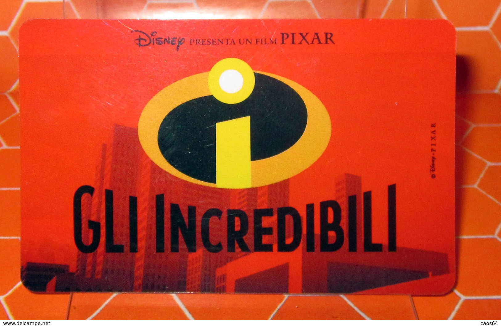 GLI INCREDIBILI IDENTITY CARD FLASH PARR 3D OLOGRAFICA - Disney